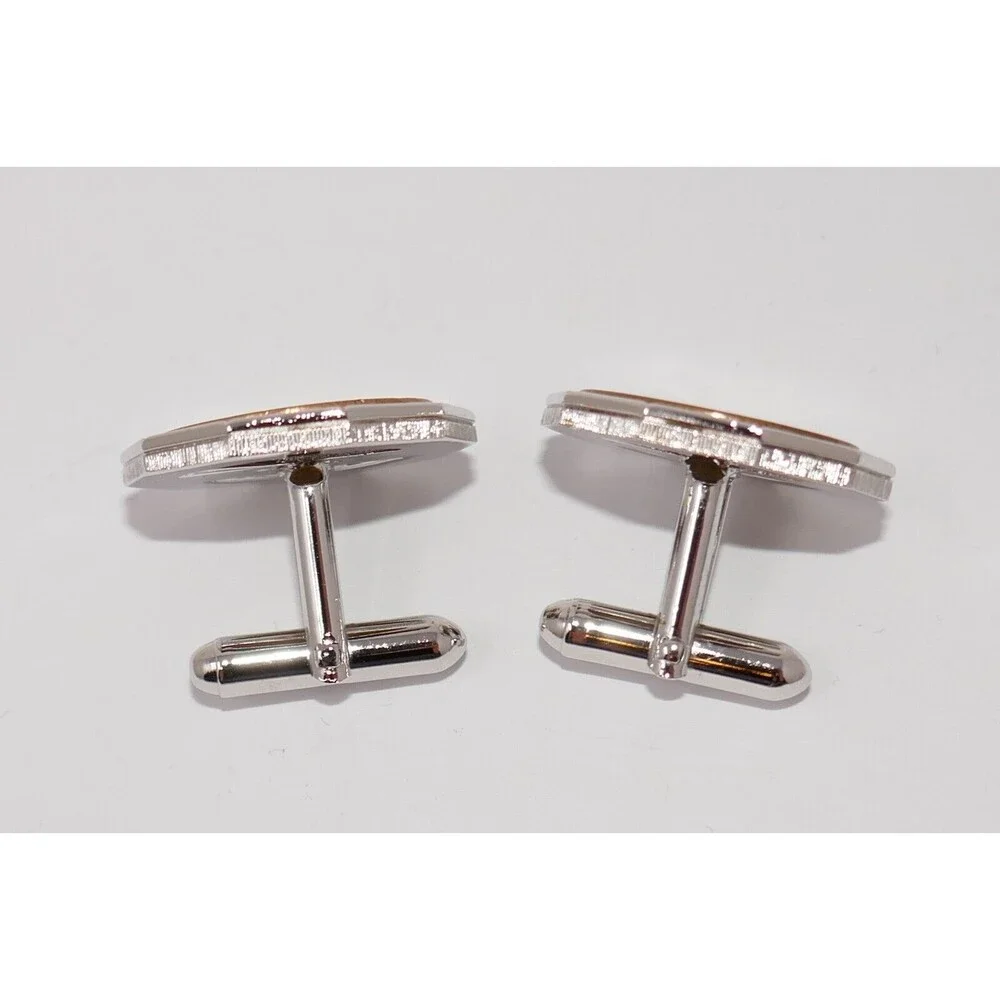 Swank 1905 1906 Indian Head Penny Coin Cufflinks
